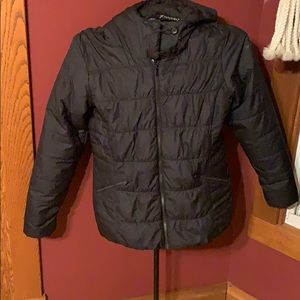 Like new Columbia thermal coil jacket with hood